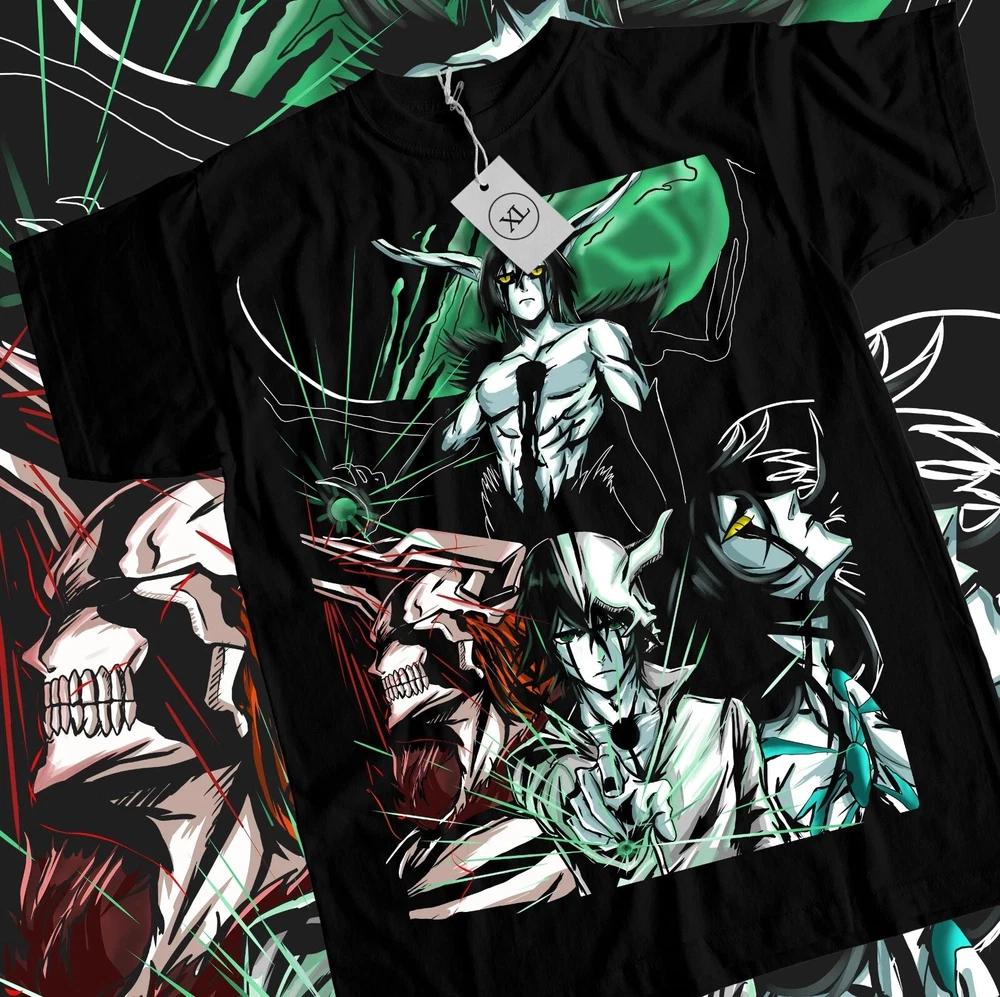 Ulquiorra Bleach Tshirt Cifer Ichigo Kurosaki Unisexga Horror Anime Shirt All Size S
