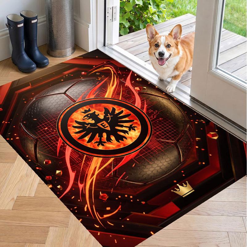 Weicher Boden Teppich Eintracht Frankfurt Fußball Muster Teppich Teppichboden Dekorationsmatte Für Haus Zimmer Dekoration