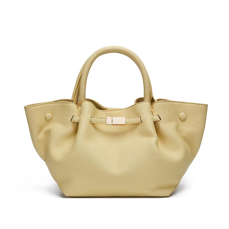 Women's Wing Bag 2026 New Large Capacity Tote Handbag Pleated Texture Shoulder Purse