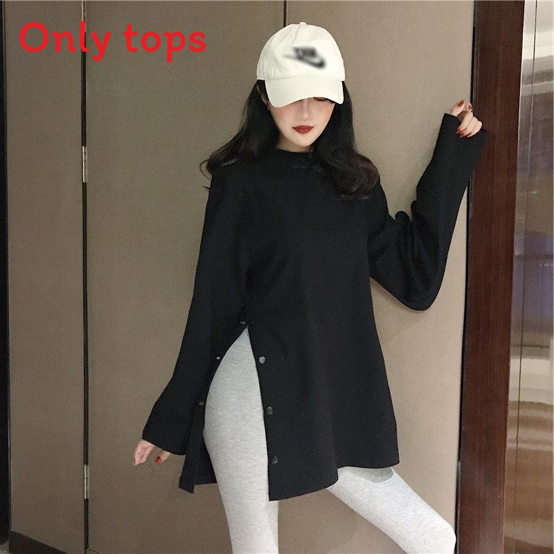 Korean Style Long Sleeve T Shirt With Pearl Embellishments For Autumn Casual Wear