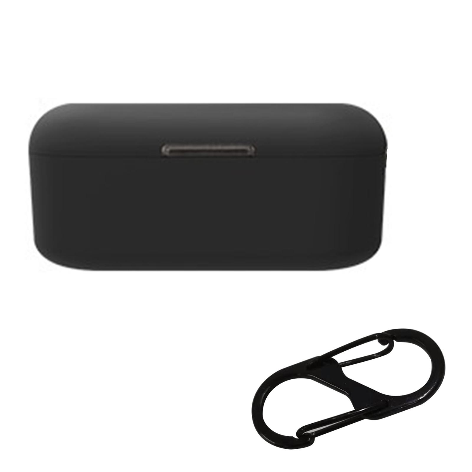 

Совместимый с наушниками TOZO-T10 Моющийся защитный чехол Легкий чехол Ударопрочный Водонепроницаемый Силиконовый чехол чёрный