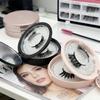 New No Glue No Eyeliner Handmade Synthetic Hair Cruelty-Free Reusable Half False Eyelashes Soft Band Quantum Magnetic