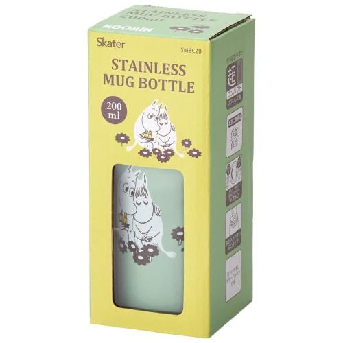 Skater Compact Stainless Steel Mug Bottle Water Bottle 200ml Moomin Dull Color SMBC2B-A