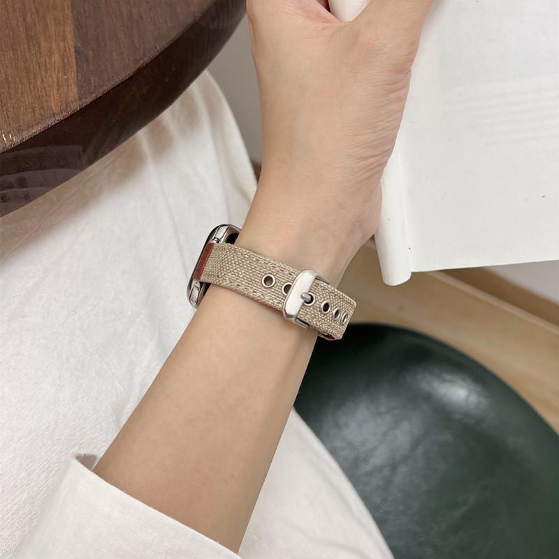 Uhrenarmband für Apple Watch 46/42/44/45/49mm 38/40/41mm PU-Leder Mode Uhrenarmband für Watch Series Ultra2 Se 10/9/8/7/6/5/4/3/2/1