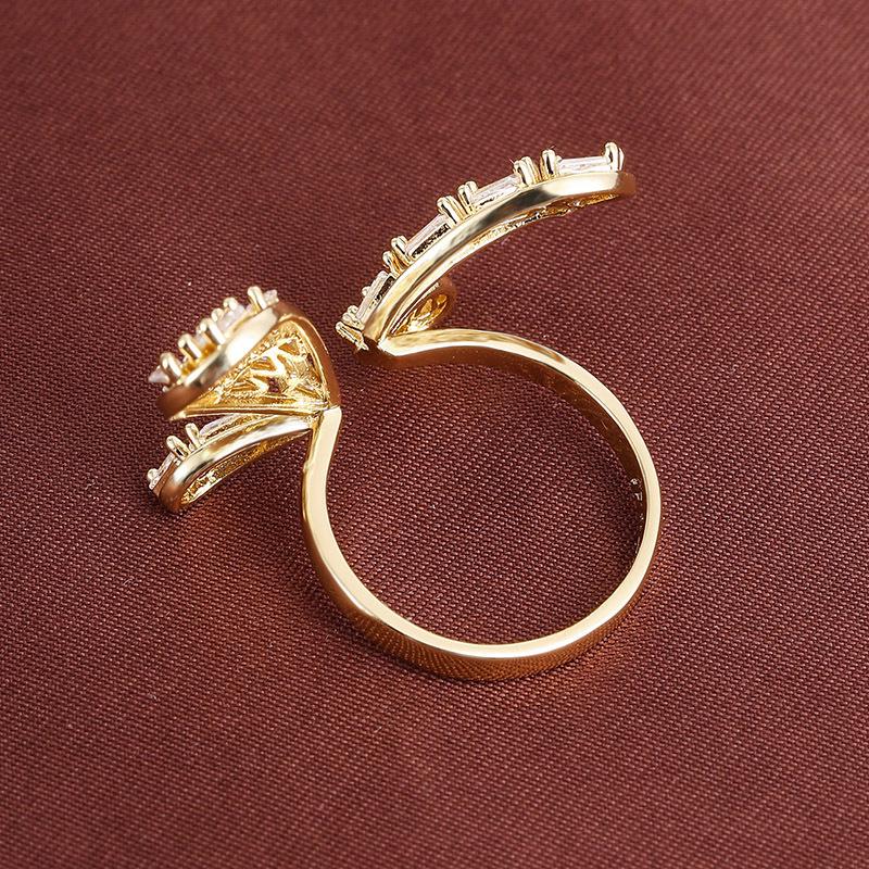 Seven-Color Butterfly Adjustable Women's Ring - Pure Copper, High-End Design