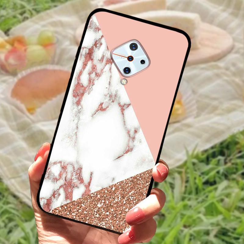 For Vivo V17 Russia Case Vivo 1920 TPU Soft Silicone Marble Phone Case For Vivo S1 Pro Fundas V1945A V1945T Cover Coque Shells