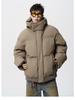 American Retro Hooded Thickened Winter Puffer Jacket 2025