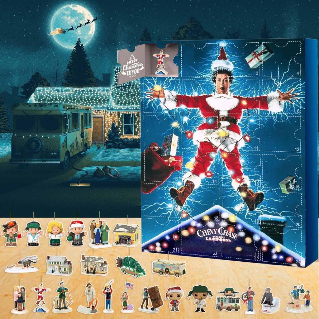 Advent Calendar Contains 24 Gifts, Cute Figures Doll Advent Calendar, Countdown Calendar With Surprise Toys,  Collectible Figures Gift For Kids