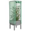 Vidaxl Raised Planter with Greenhouse, Rattan Look, 40X40X140 Cm