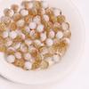 10mm Glazed Cracked Glass Beads for DIY Jewelry: Exploding Flower Design