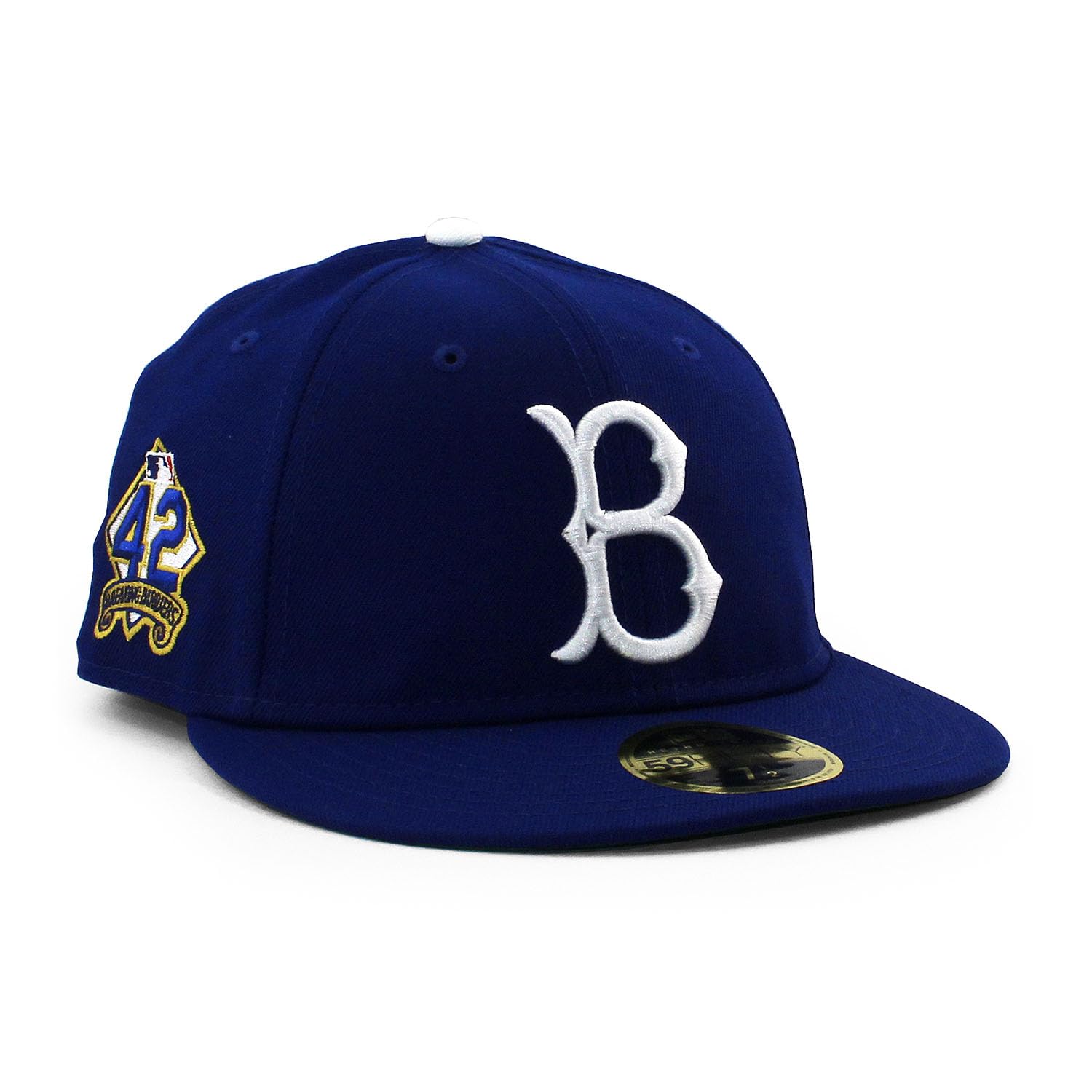

2025 Модель Кепки Дня Джеки Робинсона RC59FIFTY Бруклин Доджерс MLB ДЕНЬ ДЖЕКИ РОБИНСОНА РЕТРО КЕПКА Ретро Корона Шляпа БРУКЛИНСКИХ ДОДЖЕРС Размер 8 [New Era] синий