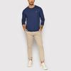 Polo Ralph Lauren Logo Embroidered Crew Neck Long Sleeve T-Shirt Men Tops Navy 710760121-003