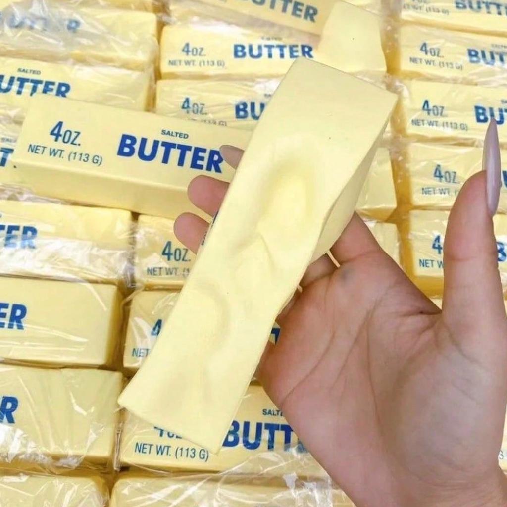 Slow Rising Butter Stick, Anti-Stress Butter Stick, Stress Relief And Anxiety Reducing Toy, Christmas And Gatherings