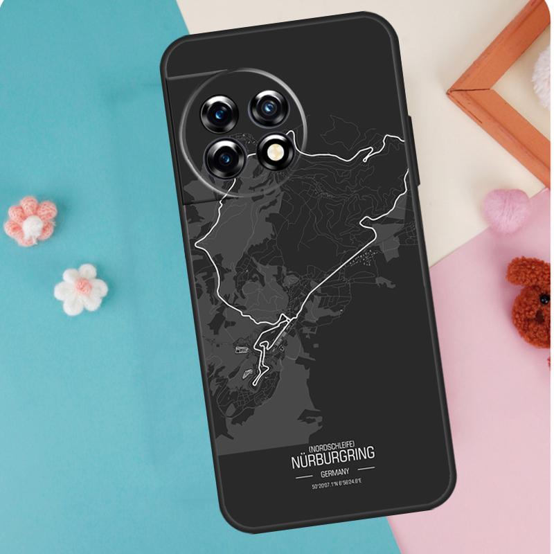 

Чехол с дизайном гоночного трека Формулы-1 Для OnePlus 11 12 13 13s 13R 12R 10R 8T 10T 9 10 Pro Nord 5 CE 4 3 2 Lite N20 N30 Обложка OnePlus 10T