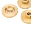 RC Car Combiner Brass 18mm Dia 6mm Thick Wear Resistance Rustproof Combiner for FMS FCX24 1/24 Crawler Gold