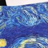 [Leinentasche] Van Gogh-Leinentasche, Ölgemälde, Sternennacht, Sonnenblumen, Aprikosenblüten, selbst Openair-Kaffeesitz-Handtasche