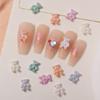 Resin Gummy Bear Nail Charms Bead for DIY Jewelry Accessories Bear Nail Charms