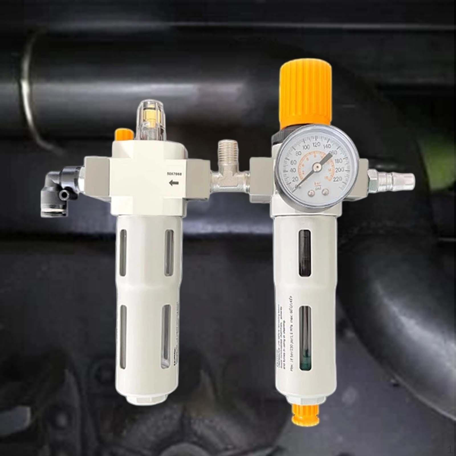 

1/4 NPT Tyre Changer Oil Water Separator 230PSI High Performance for Garage Workshops