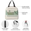 The Periodic Table Of The Elements Evergreen On Sand Insulated Lunch Bag for Women Kids Food Boxes Thermal Lunch Box Tote