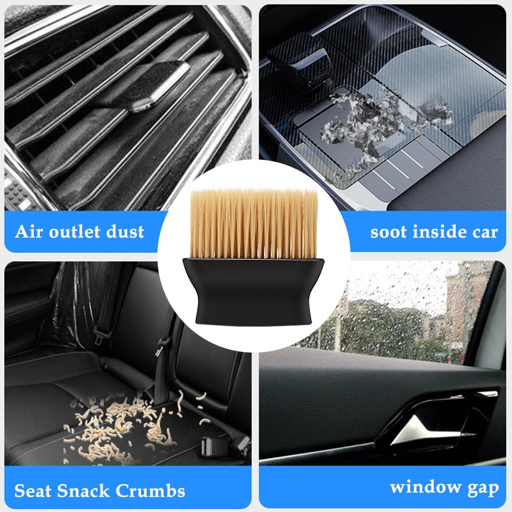 Car Interior Dust Brush Car Cleaning Brush Soft Detailing Brush for Automotive Dashboard Vents