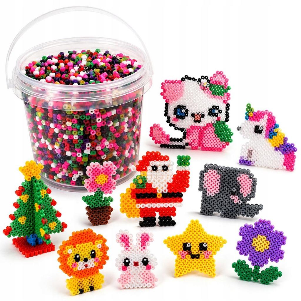 Iron-on beads 6800 pcs 5mm DIY iron-on set MIX