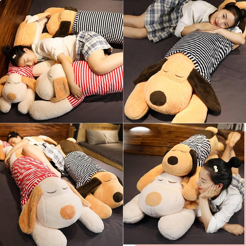 Cute Long Dog Plush Toy Adorable Cuddly Pillow Companion For Birthdays And Gifts