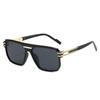 2025 Large Square Sunglasses Men Brand Designer Aviation Style Decoration Punk Strong Luxury Sun Shades UV400