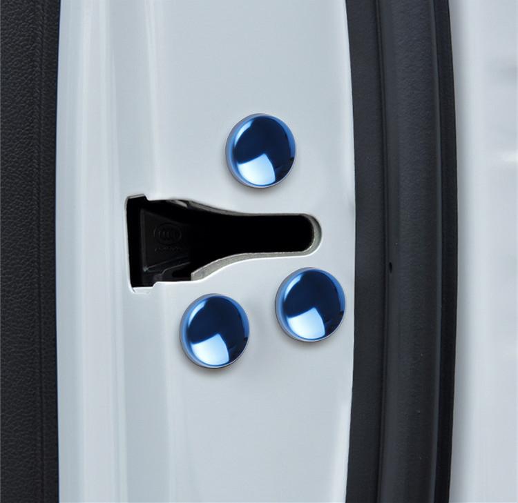 Metal Car Door Lock Screw Protector Cover For Toyota Corolla Rav4 Auris Camry Yaris Prius Prado CHR Avensis Avalon Vios Tundra