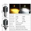 1PC 10000Lm H4 Led Bulb Motorcycle Moto BA20D Headlight Bulb IP68 CSP Lens Yellow White Lamp Scooter Accessories Fog Light