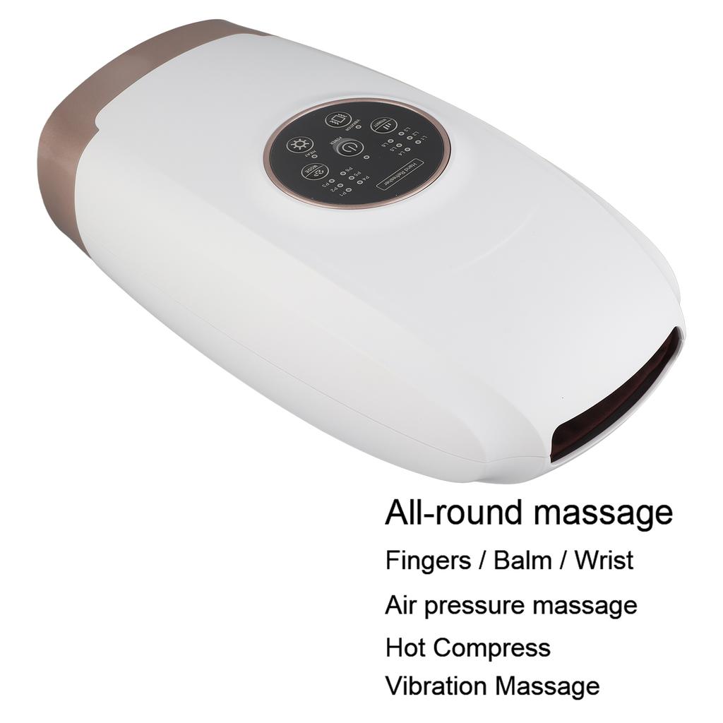 Electric Hand Massager Knuckle Hot Compress Air Pressure Blam Wrist Massage Tool TypeC Interface