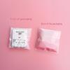 Double-Sided Cotton Makeup Remover Pads - Pure Cotton, Thickened, Travel Size (5 Sheets)