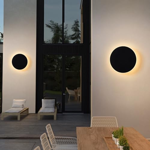 KAWELL Lighting Bracket Light, Wall-Mounted, Magnetic, Indirect Lighting, Suitable for Breastfeeding, Stylish, Round, Reading Light, 3-Level Dimming a