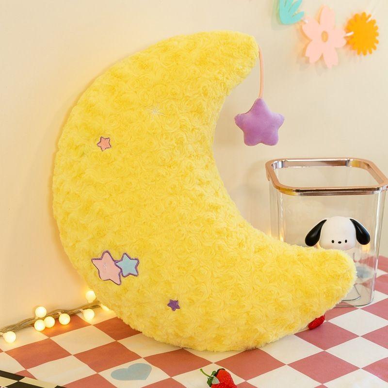 Cozy Moon And Star Plush Doll For Girls Hypoallergenic Stuffed Animal Soft Toy