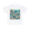 Unisex Adult T Shirt Retro Underwater World Vibrant Marine Life Coral Reef Ocean