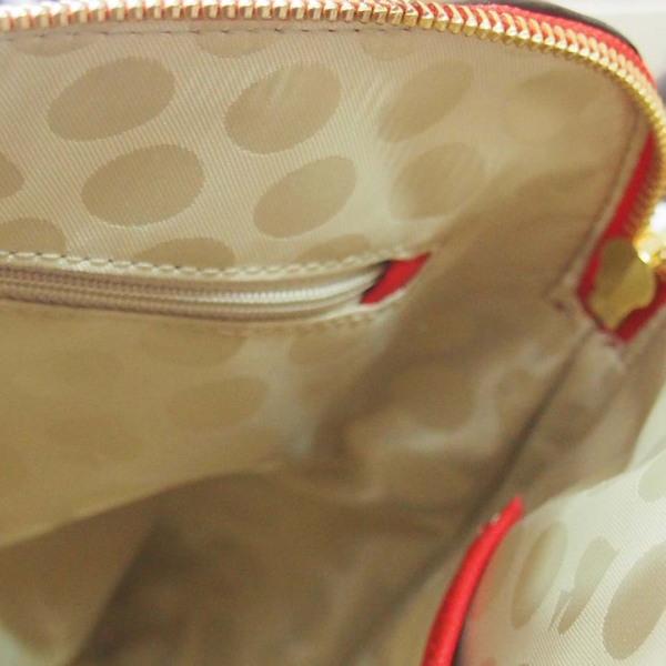 Kate Spade With Shoulder Strap 2WAY Handbag Red Women Used
