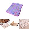 Plush Cute Pet Warm Paw Print Dog Puppy Fleece Blanket For Cozy Sleeping