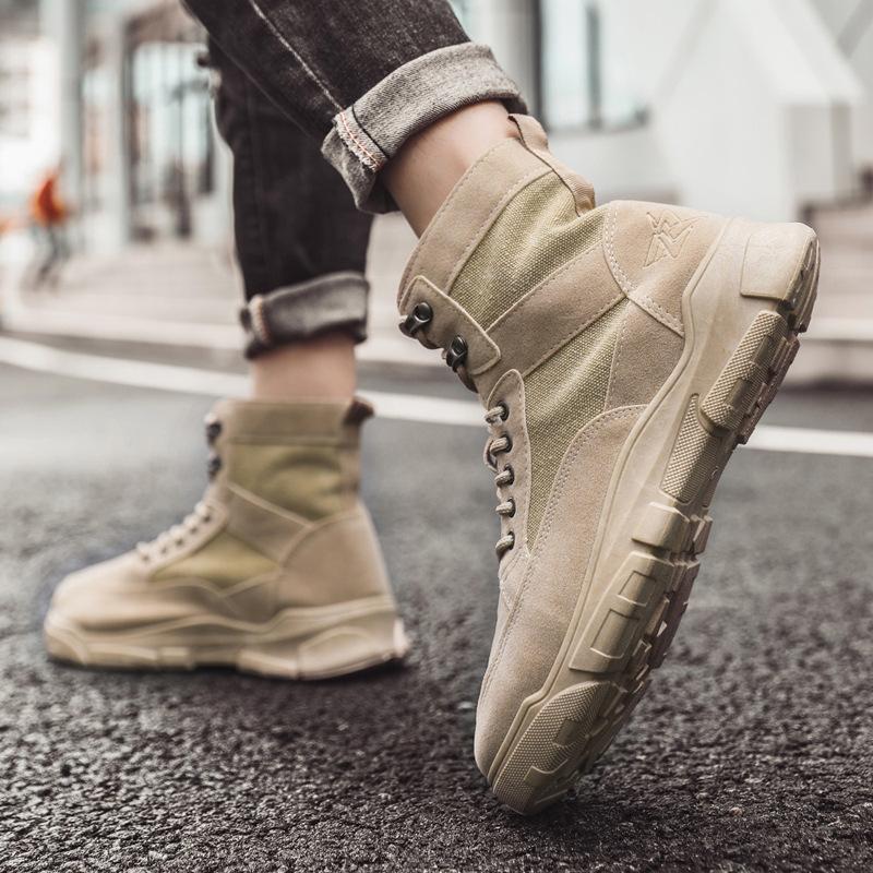 Stivali Martin alti sneakers stringate autunnali nuove scarpe da esterno