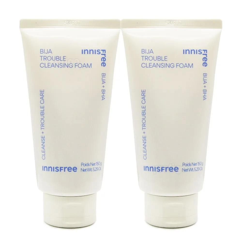 Innisfree Bija Trouble Cleansing Foam 150g x 2