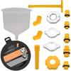 LEIMo &Nbsp;&Nbsp;Spill Proof Coolant Filling Funnel Kit,Coolant Funnel Kit Radiator Spill Free Funnel Auto Coolant Flush Kit No Spill Funnel
