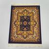 Woven flower Persian carpet small coaster wholesale merchants mouse pad desk mat retro style rubber non-slip computer desk mats