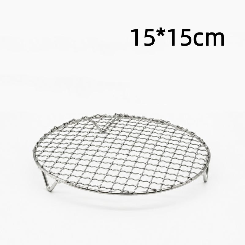 Stainless Steel Round Cooling Baking Rack Food Grade Wire Grid Tray for Oven Baking Cake Cookie Kitchen Baking Tools