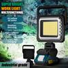 LED Multi-Functional Portable Camping Light Outdoor Emergency Night Market Stall Courtyard Lighting Battery Powered IPX5