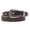 Bohemian Rhinestone Leather Belt - High-End Y2K Style Women's Trendy Waistband
