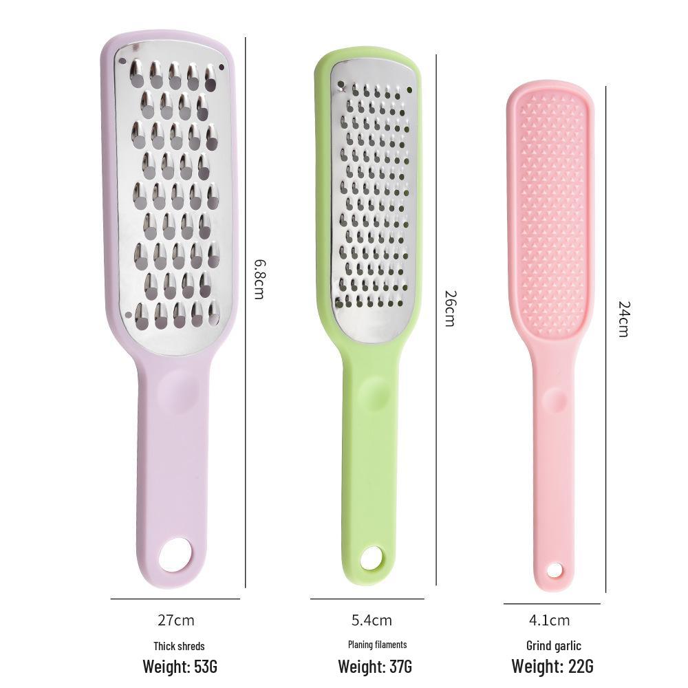 Kitchen Grater Set: 3-Piece Household Potato, Melon & Cheese Graters for Baking