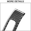 Car Armrest Box Switch Panel Cover Trim For Mercedes Benz GLB   Real Carbon Fiber Stickers Interior Styling