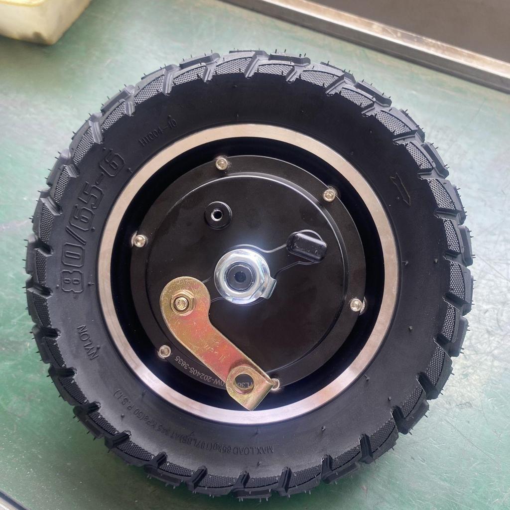 10-Inch Electric Scooter Motor with Disc Brake for Ride-Hailing & Commuting, Compatible with 36V/48V Systems, Rear Wheel Hub Motor