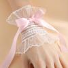 Perfect Match Lace Wrist Bowknot Decoration Fake Sleeves Detachable Sweater Shirt Short Ruffle Cuffs Elastic Wristband Wedding Accessories
