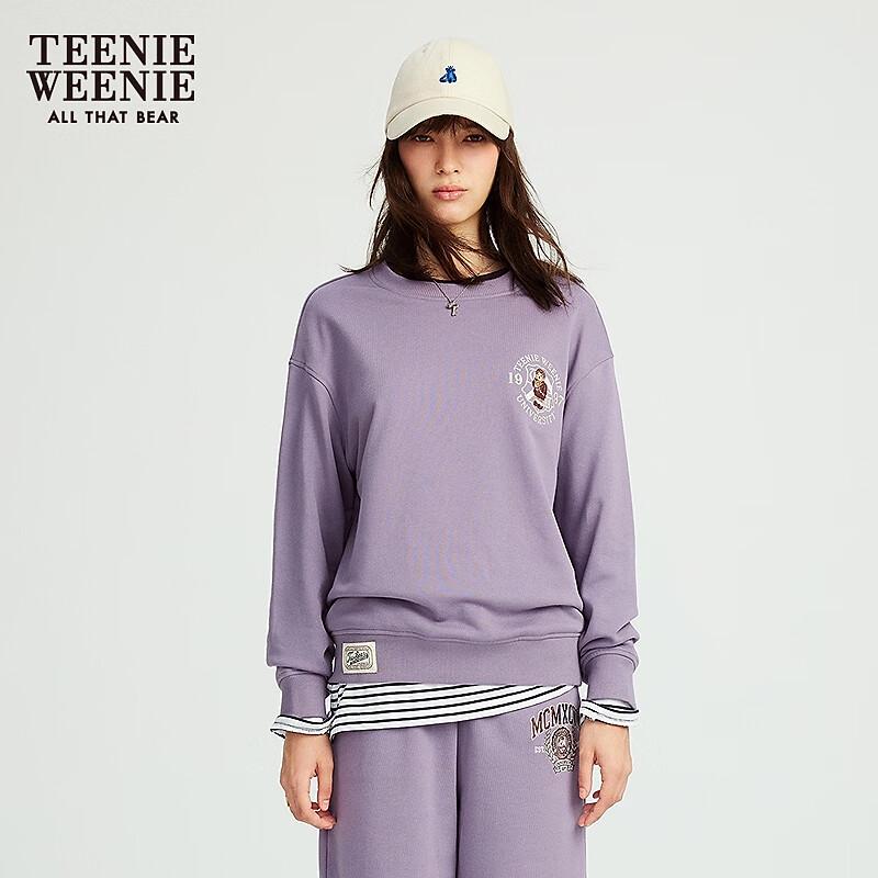 

Teenie Weenie Bear Women s College Style Round Neck Sweatshirt S