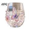 Luxury Decorative Glass 3D Animal Stemless Wine Glass Ocean Inspired Details Elegant Clear Gifts Cup Durable Drinkware for Home Kitchen And