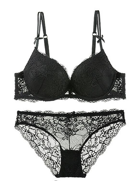

Мереживний бюстгальтер з товстою чашкою, сексуальний жіночий комплект білизни - Європейський та американський стиль 70C